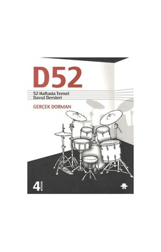 D52 - 52 Haftada Temel Davul Dersleri - Gerçek Dorman - Görünmez Adam Yayıncılık