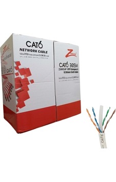 Ztech 23awg/4p 0,50mm 305m Cat6 Kablo Ztech 23awg/4p 0,50mm 305m Cat6 Kablo