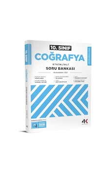 4k 2026 10. Sınıf Coğrafya Etkinlikli Soru Bankası