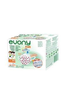 Evony Kids 3 Katlı Cerrahi Çocuk Maskesi 50 Adet
