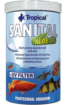 Tropical Sanital Aloe Vera İlaveli Zengin İçerikli Akvaryum Tuzu Tropical Sanital Aloe Vera İlaveli Zengin İçerikli Akvaryum Tuzu