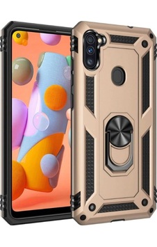 Galaxy A11 Kılıf Zore Vega Kapak Gold