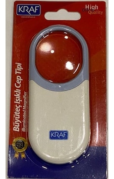 Kraf Cep Tipi 311G Led Işıklı X5 Büyüteç 75Mm