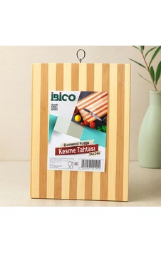 Hubrendy Tedarik Bambu Kesme Tahtası 24x34x1.3 Cm - Metal Kulplu Diğer Hubrendy Tedarik Bambu Kesme Tahtası 24x34x1.3 Cm - Metal Kulplu Diğer