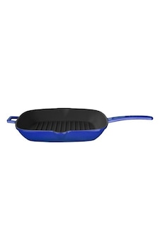 Lava Grill Tava 28 x 28 CM Metal Saplı Mavi Lava Grill Tava 28 x 28 CM Metal Saplı Mavi