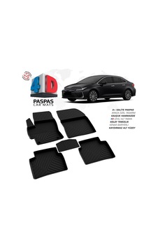 Toyota Corolla 4d Araca Özel Havuzlu Kauçuk Paspas 2019 Üzeri