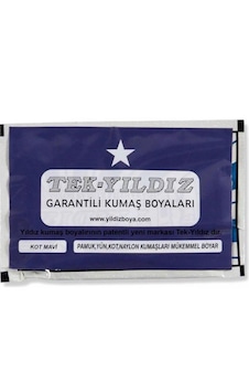 Tek Yıldız Kumaş Boyası Kot Mavi Tek Yıldız Kumaş Boyası Kot Mavi