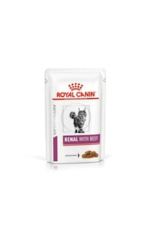 Royal Canin Renal Beef - Sığır Etli Ve Düşük Fosforlu  Yaş Mama 12 Adet