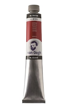 Talens Van Gogh Yağlı Boya 200 Ml 318 Carmine Karışık, Çok Renkli