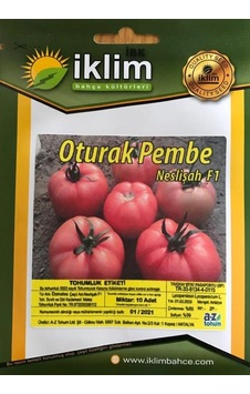 Oturak Pembe Domates Tohumu Neslişah F1 20 Adet Tohum Oturak Pembe Domates Tohumu Neslişah F1 20 Adet Tohum
