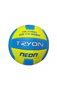Tryon Voleybol Topu Yeşil Mavi Neon Çok Renkli Tryon Voleybol Topu Yeşil Mavi Neon Çok Renkli