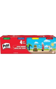 Pritt Oyun Hamuru 4 Renk 100 Gr Pritt Oyun Hamuru 4 Renk 100 Gr