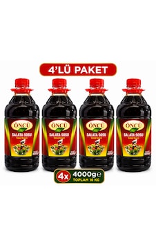 Öncü Nar Aromalı Salata Sosu 4 Lü Paket 4 X 4000 G Toplam 16 Kg Öncü Nar Aromalı Salata Sosu 4 Lü Paket 4 X 4000 G Toplam 16 Kg