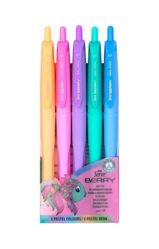 Serve Berry 5'li Pastel Karma Jel Kalem Seti Serve Berry 5'li Pastel Karma Jel Kalem Seti
