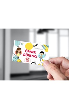 Örnek Öğrenci Kartı 50 Adet 5x8 Cm Örnek Öğrenci Kartı 50 Adet 5x8 Cm