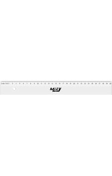 Şeffaf Plastik Cetvel 30cm Şeffaf Plastik Cetvel 30cm