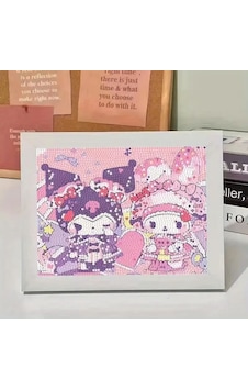 Kuromi My Melody Diy Kendin Yap Fotoğraf Çerçeveli Mozaik Elmas Boyama 2 Kuromi My Melody Diy Kendin Yap Fotoğraf Çerçeveli Mozaik Elmas Boyama 2