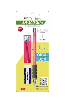 Tombow Sh 300 Grip Versatil Okul Seti Açık Pembe Gr81 Tombow Sh 300 Grip Versatil Okul Seti Açık Pembe Gr81