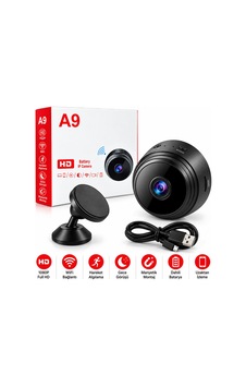 Wifi Hd Mini Battery Ip Kamera Uzaktan İzlenebilen 20fps-15fps A9 Diğer Wifi Hd Mini Battery Ip Kamera Uzaktan İzlenebilen 20fps-15fps A9 Diğer