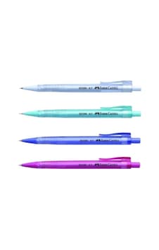 Faber Casell Econ 0.7 Uçlu Kalem Beyaz-mavi-mor-pembe 4'lü Set Çok Renkli Faber Casell Econ 0.7 Uçlu Kalem Beyaz-mavi-mor-pembe 4'lü Set Çok Renkli