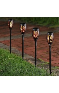 4 Adet Alev Efektli Solar Led Güneş Enerjili Bahçe Lambası Aydınlatması Armatür 50 Cm 4 Adet Alev Efektli Solar Led Güneş Enerjili Bahçe Lambası Aydınlatması Armatür 50 Cm