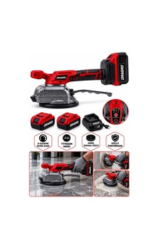 Dragro Drg-21v Metal K Şanzıman Lithium Çift Akülü Fayans Cam Karo Döşeme Vantuz Makinesi Çantalı