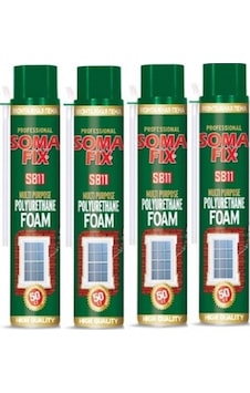 4 Ad 750 ML Somafix Poliüretan Köpük Iç Çelik Kapı Pimapen Montaj 4 Ad 750 ML Somafix Poliüretan Köpük Iç Çelik Kapı Pimapen Montaj