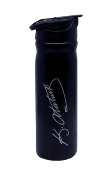 Kirtasiye Atatürk Baskılı Çelik Matara, 500 Ml, Pipetli, Siyah Diğer Kirtasiye Atatürk Baskılı Çelik Matara, 500 Ml, Pipetli, Siyah Diğer