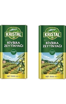 Kristal Riviera Zeytinyağı Teneke 2 x 5 L Kristal Riviera Zeytinyağı Teneke 2 x 5 L