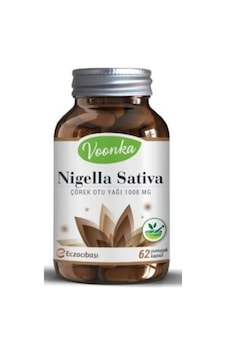 Voonka Nigella Sativa Çörek Otu Yağı 62 Kapsül