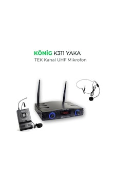König K-311 Uhf 1 Yaka Telsiz Mikrofon König K-311 Uhf 1 Yaka Telsiz Mikrofon