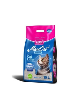 Hobi Maxicat Fresh Parfümlü Bentonit Kedi Kumu 10 L Hobi Maxicat Fresh Parfümlü Bentonit Kedi Kumu 10 L