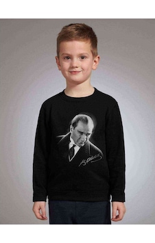 Tshirthane Ulu Önder Gazi Mustafa Kemal Atatürk Portre Baskılı Çocuk Siyah (529021195) Siyah Tshirthane Ulu Önder Gazi Mustafa Kemal Atatürk Portre Baskılı Çocuk Siyah (529021195) Siyah