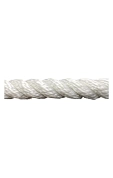 Dolphin Rope Polyester Halat 3 Kollu 20 MM Beyaz