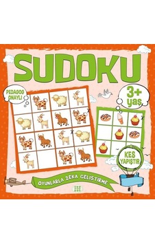 Çocuklar İçin Sudoku - Kes - Yapıştır 3+Yaş- Dokuz Yayınları
