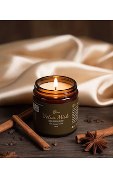 Misk Kokulu Masaj Mumu 100 Ml Doğal Bitkisel Yağlı, Nemlendirici Etkili Mum Aromaterapi Bej - Kahverengi Misk Kokulu Masaj Mumu 100 Ml Doğal Bitkisel Yağlı, Nemlendirici Etkili Mum Aromaterapi Bej - Kahverengi