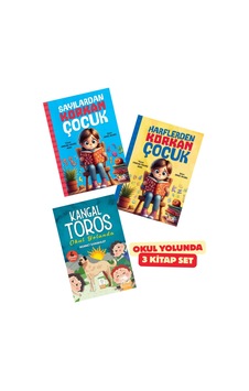 Okul Yolunda Seti 3 Kitap Set & Harflerden Korkan Çocuk & Sa... Okul Yolunda Seti 3 Kitap Set & Harflerden Korkan Çocuk & Sa...