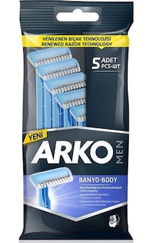 Arko Men Banyo-Body Tıraş Bıçağı 4 x 5'li Arko Men Banyo-Body Tıraş Bıçağı 4 x 5'li