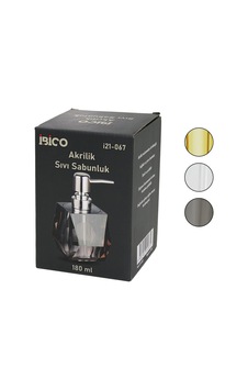 Tombul Kare - Prizma Şeffaf - Renkli Akrilik - Mika Kristal Sıvı Sabunluk 180ml 5047 Çok Renkli Tombul Kare - Prizma Şeffaf - Renkli Akrilik - Mika Kristal Sıvı Sabunluk 180ml 5047 Çok Renkli