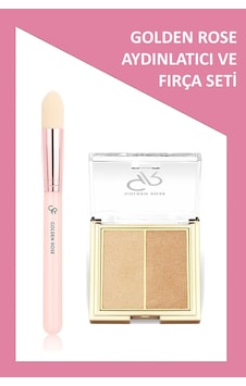 Nude Look Face Tapered Brush - Konik Yüz Fırçası Ve So Glow Highlighter Duo No: 102 Sunshine - Aydınlatıcı Seti Nude Look Face Tapered Brush - Konik Yüz Fırçası Ve So Glow Highlighter Duo No: 102 Sunshine - Aydınlatıcı Seti