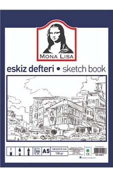 Mona Lisa Eskiz Defteri A5 50 Yaprak - 2 Adet Mona Lisa Eskiz Defteri A5 50 Yaprak - 2 Adet