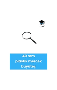 40 Mm Saplı Büyüteç Plastik Mercek 40 Mm Saplı Büyüteç Plastik Mercek