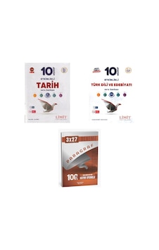 2027 Limit 10. Sınıf Etkinlikli Tarih + Edebiyat Türk Dili Ve Edebiyatı Maarif Soru + Ankapade 3'lü Set 2027 Limit 10. Sınıf Etkinlikli Tarih + Edebiyat Türk Dili Ve Edebiyatı Maarif Soru + Ankapade 3'lü Set