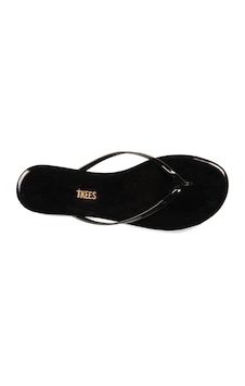 Tkees Flip Flop Terlik Parmak Arası Terlik Siyah Siyah Rugan