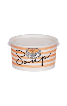 Kapaklı Karton Çorba Kasesi 14 Oz - 25 Adet Kapaklı Karton Çorba Kasesi 14 Oz - 25 Adet