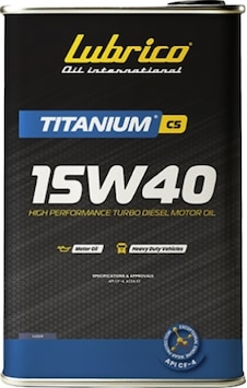 Lubrico Titanium C5 15w-40 Dizel Motor Yağı 16 L Lubrico Titanium C5 15w-40 Dizel Motor Yağı 16 L
