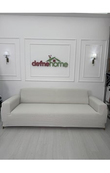 Jakar Kumaş Lastikli Kayma Yapmayan 3 Kişilik 1 Adet Büyük Kanepe Kahve Jakar Kumaş Lastikli Kayma Yapmayan 3 Kişilik 1 Adet Büyük Kanepe Kahve