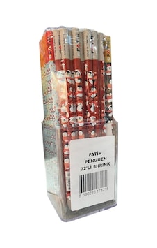 Fatih Penguen Kurşun Kalem 72 Adet Çok Renkli Fatih Penguen Kurşun Kalem 72 Adet Çok Renkli