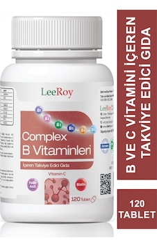 LeeRoy Compleks B Vitamini 120 Tablet LeeRoy Compleks B Vitamini 120 Tablet