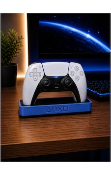 Veriqo 3d Ps5 Dualsense Şarj Ve Stand Ünitesi Playstation 5 Kontrolcü Masaüstü Düzenleyici Standı Mavi